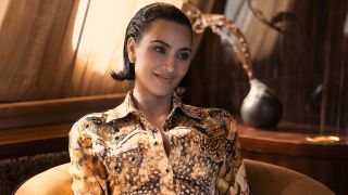 Kim Kardashian is shown in the Hulu series All's Fair.