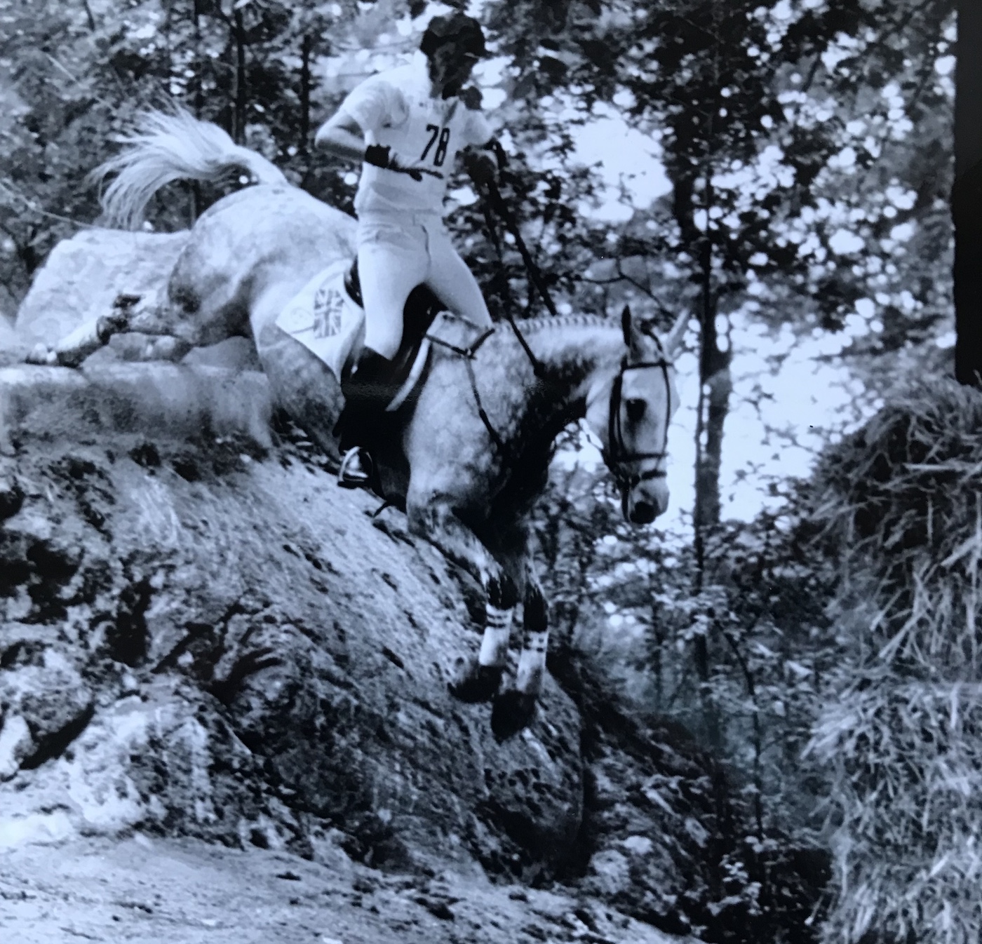 Ian Stark and Murphy Himself at WEG 1990 on cross-country