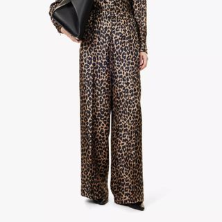 Max Mara leopard trousers 