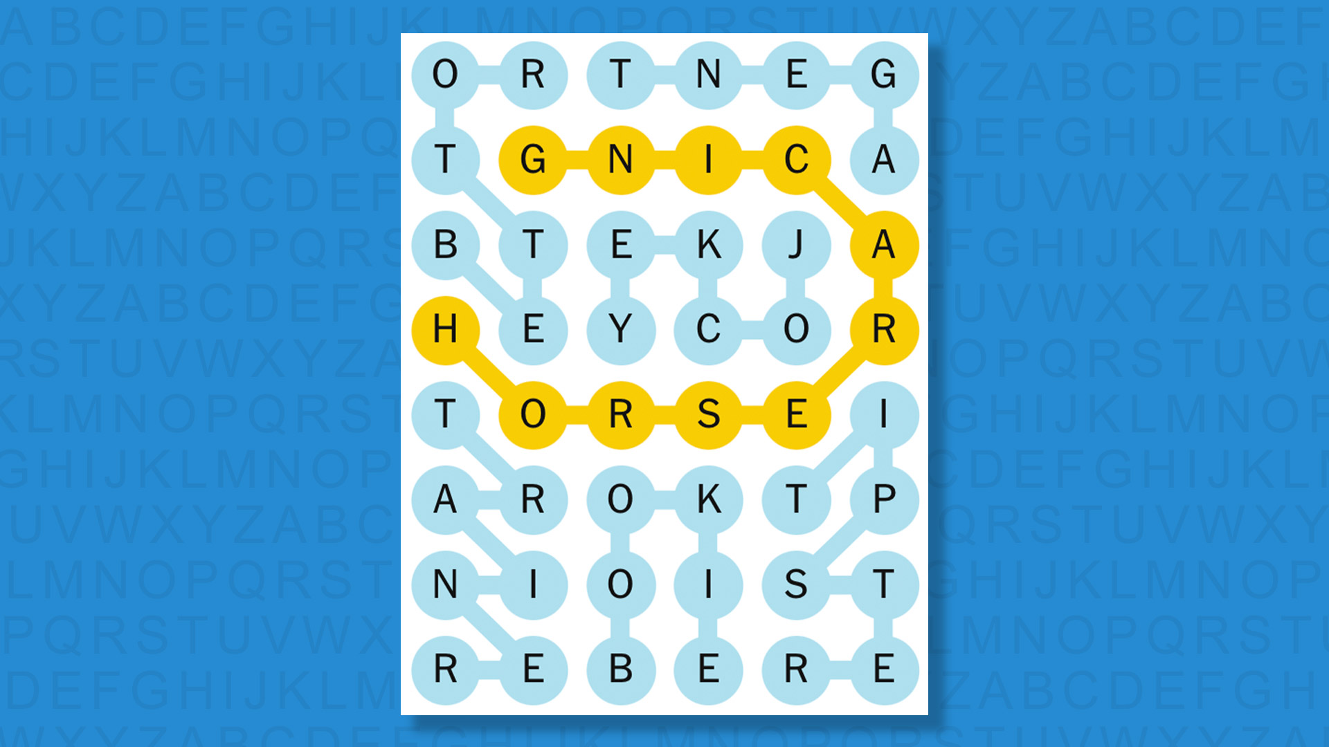 NYT Strands answers for game 760 on a blue background