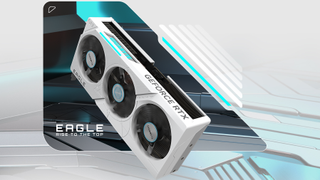 An official render of the Gigabyte "Eagle ICE" OC RTX 4070 Ti design sourced from the website.