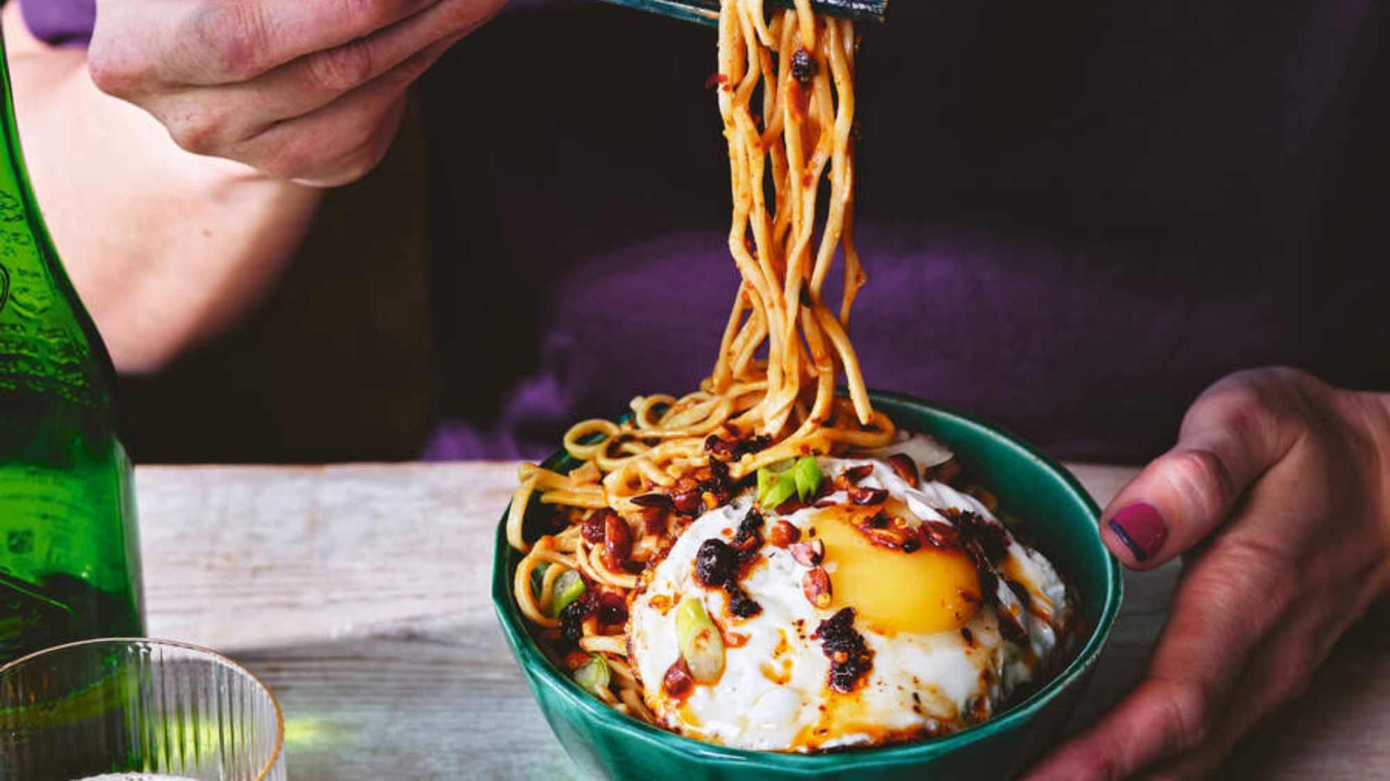 hot peanut butter noodles