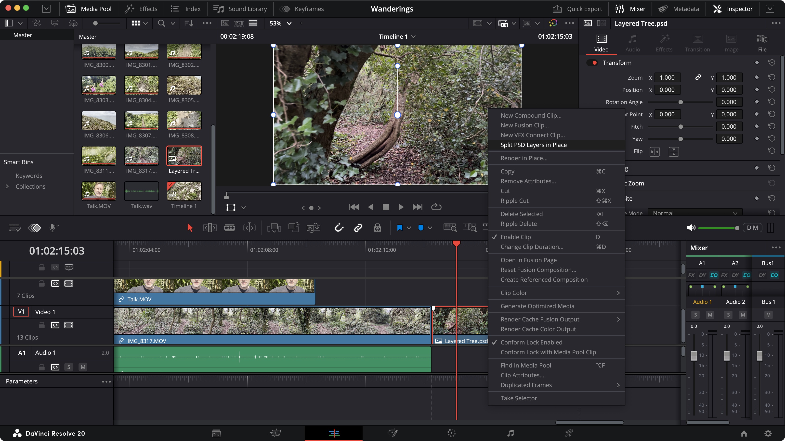 Blackmagic Design's DaVinci Resolve during our review