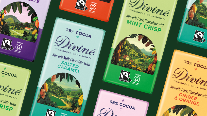 Wildish &amp; Co. rebrand for Divine chocolate 