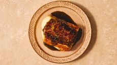 Halloumi with black seed honey