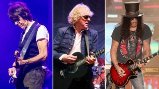 Jeff Beck, Ian Hunter and Sever construct reside