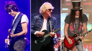 Jeff Beck, Ian Hunter and Slash perform live