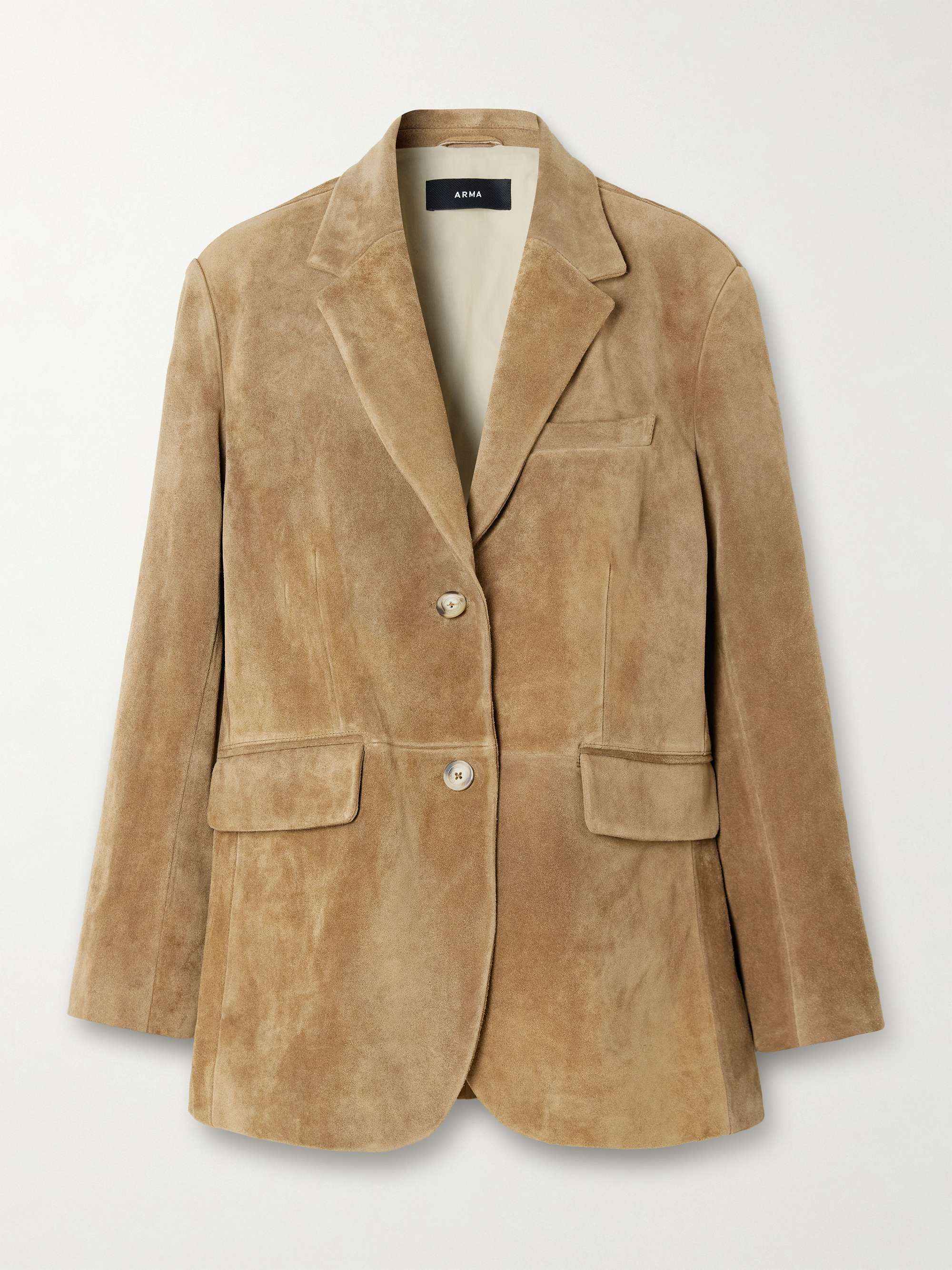 Benny Paneled Suede Blazer