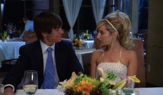 Sharpay and Troy at the country club restaurant in High School Musical 2