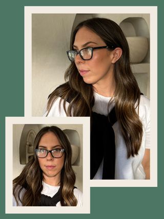 WWW Editorial Director Lauren Eggertsen Wearing Prescription Eyewear