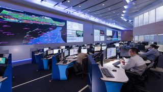 Dubai International Airport Command and Control Room with RGB Spectrum