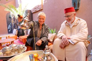 Monica has a tea-lightful time in Morocco.