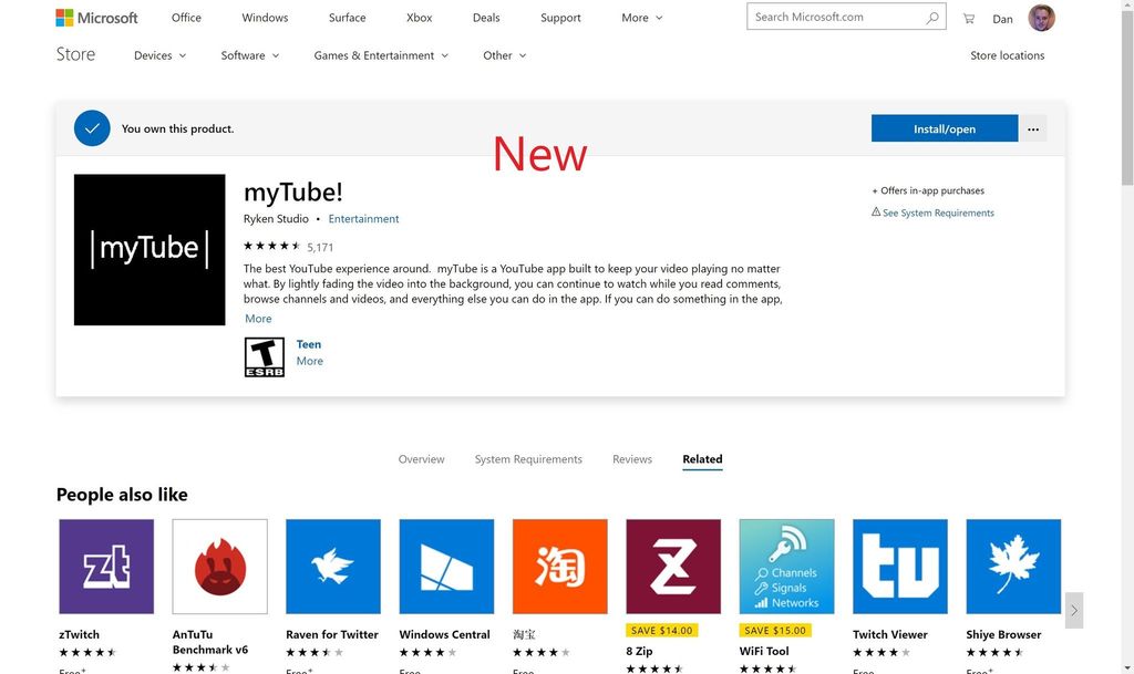 Microsoft Store on the web testing new look for apps and games