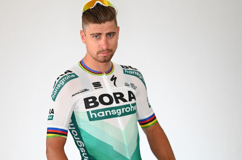 Peter Sagan in the new kit