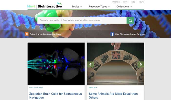 Multimedia Resources &amp; Educator Guides Paired in Top Bio Tool