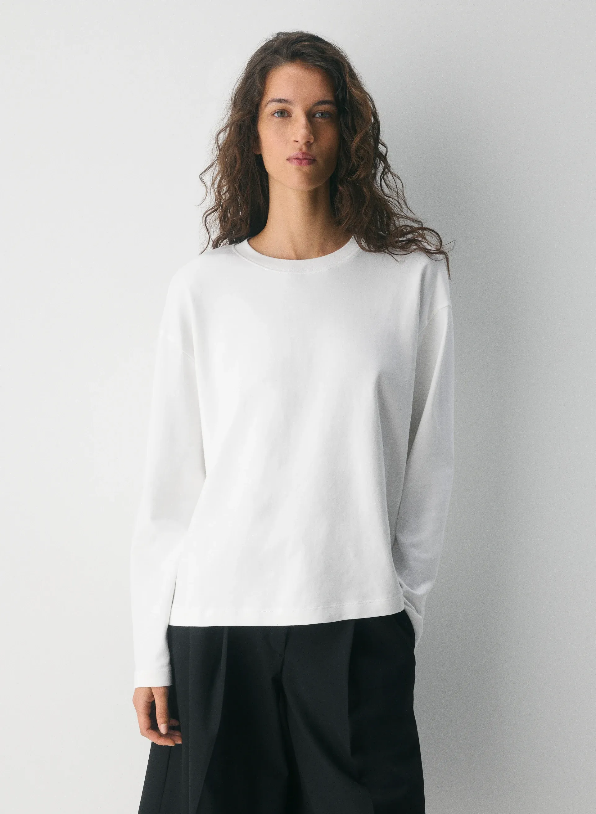 Interlock Cotton Steps Longsleeve