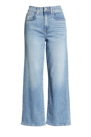 7 FOR ALL MANKIND Alexa High Waist Crop Wide Leg Jeans