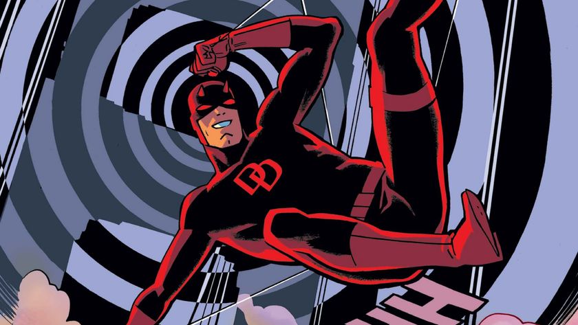 Daredevil leaping into action by Chris Samnee