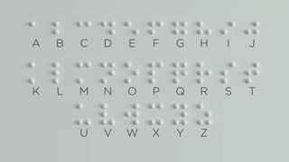 Braille helps blind users read text via patterns of raised dots