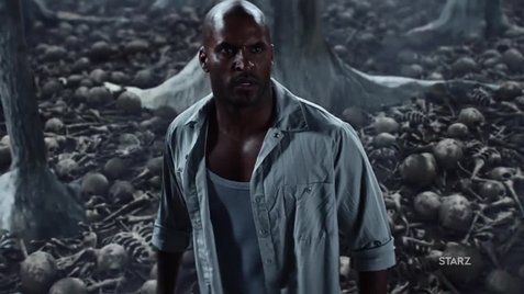 Ricky Whittle in American Gods