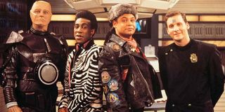 The cast of Red Dwarf.