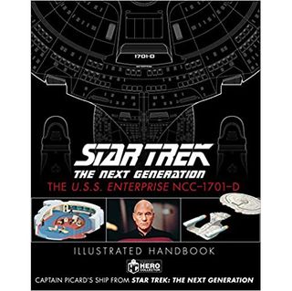 Hardcover Of The Star Trek U.S.S. Enterprise Illustrated Handbook