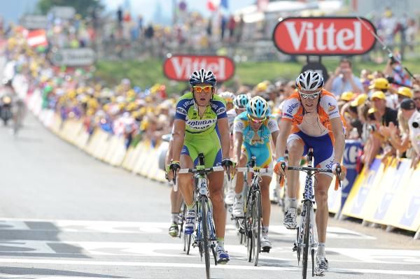 Roman Kreuziger (Liquigas-Doimo) and Robert Gesink (Rabobank) finished ahead of Alberto Contador (Astana)