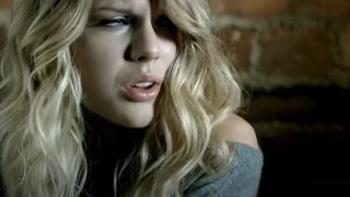 Taylor Swift in the White Horse music video.