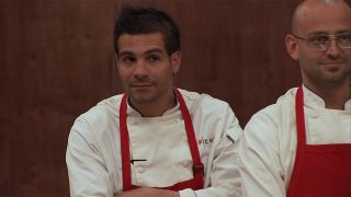 Angelo during an episode of Top Chef