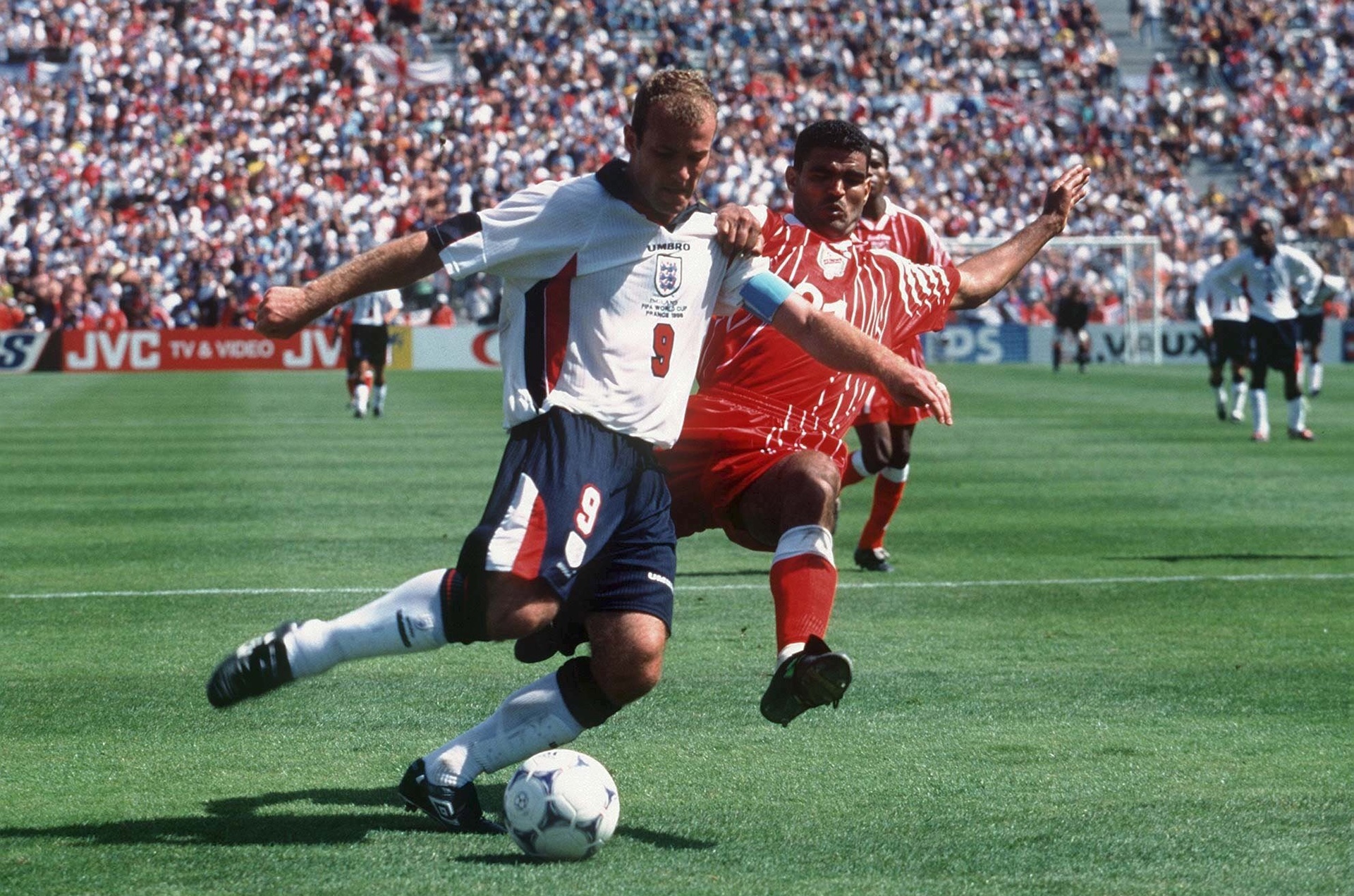 WM FRANCE 98 Marseille, 15.06.98, ENGLAND - TUNESIEN 2:0