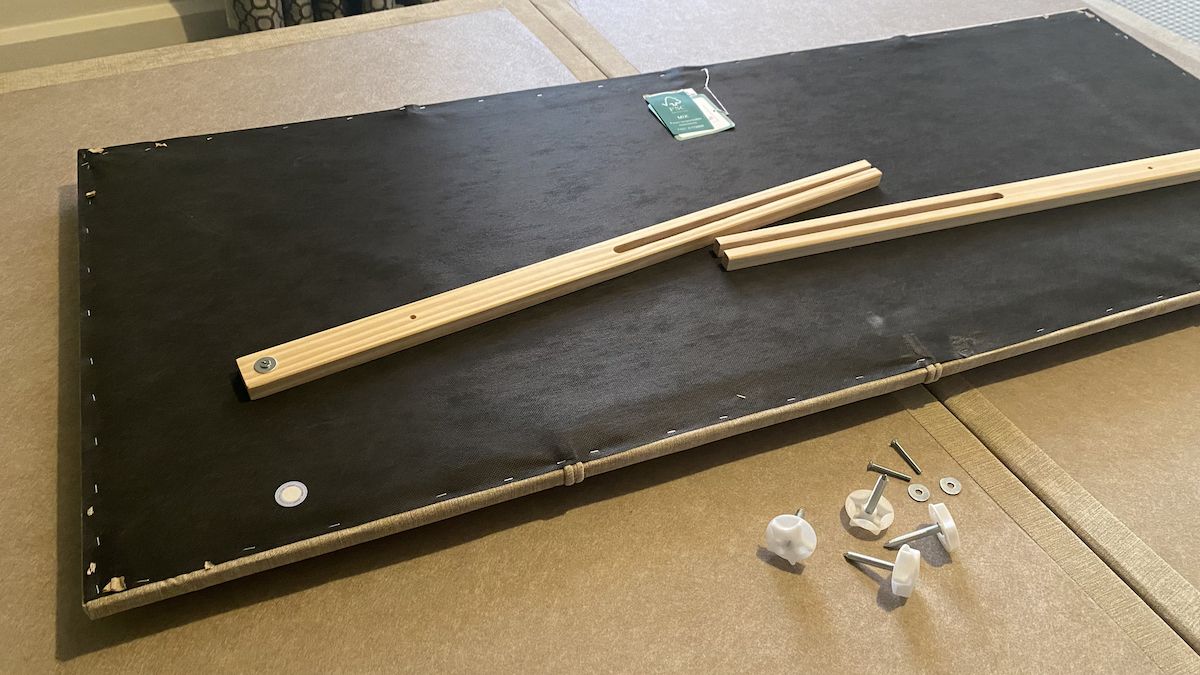 Emma Divan Bed headboard setup
