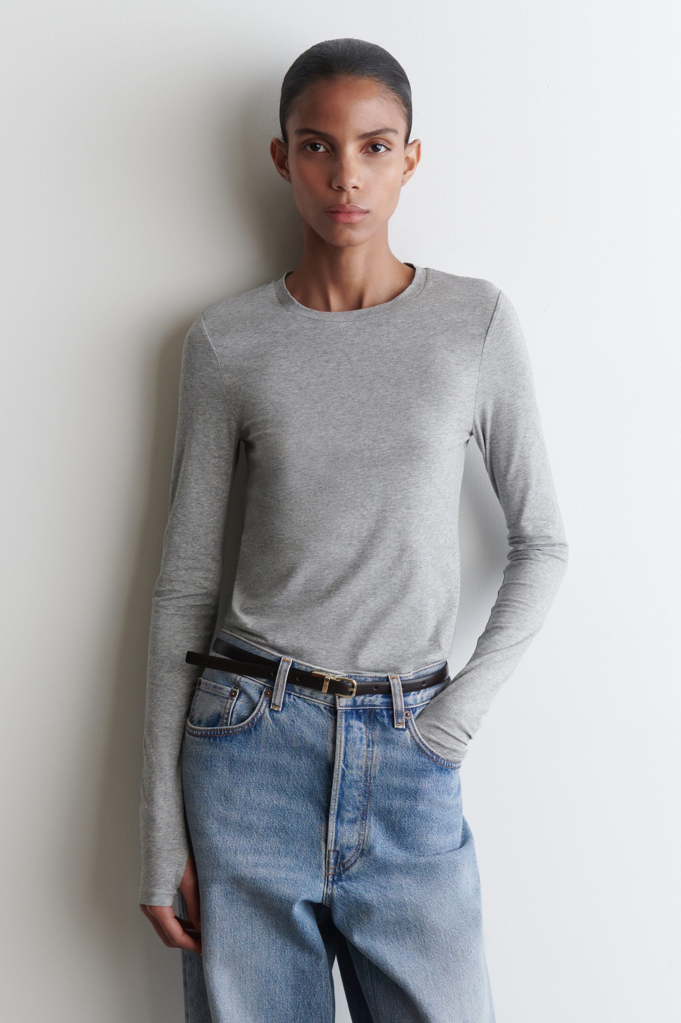 Slim Lightweight Long-Sleeved Top