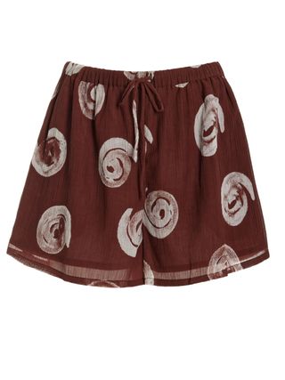 Textured Cotton-Blend Shorts