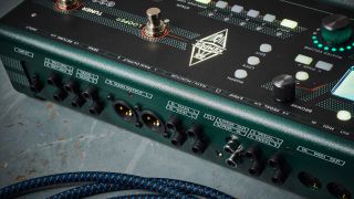 The connections panel on a Kemper Profiler Stage multi-effects pedal