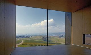 The 'boxes' create panoramic vistas of the rolling hills