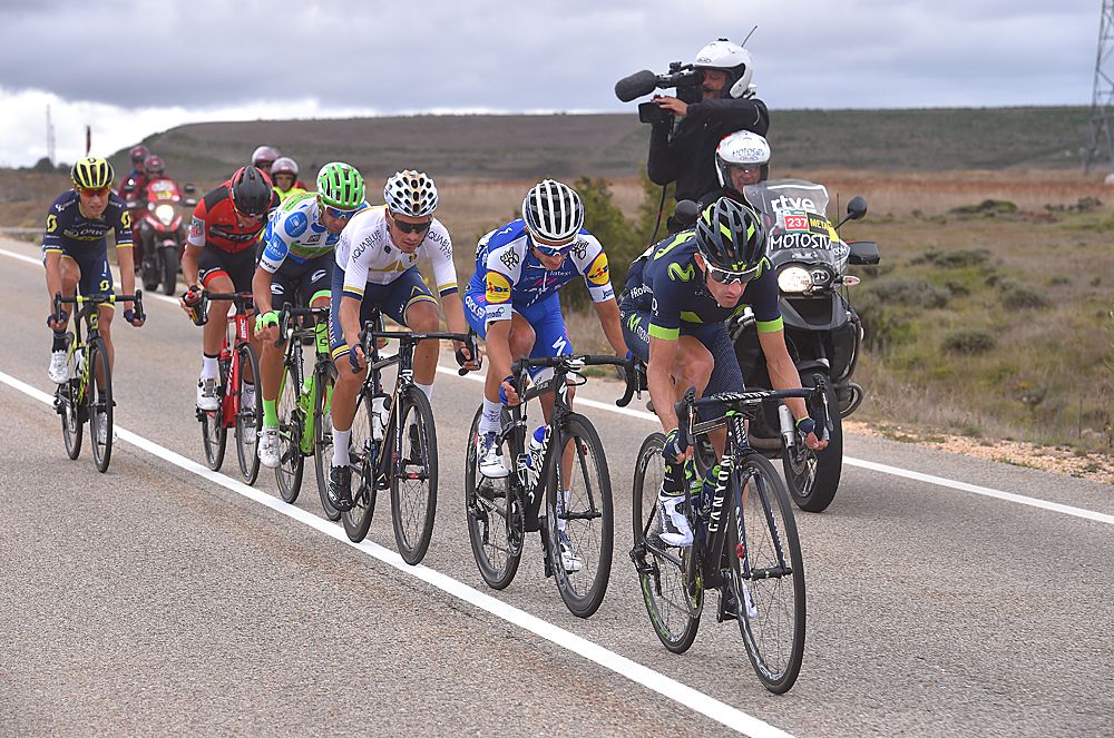 The breakaway on stage 17 of the Vuelta a Espana
