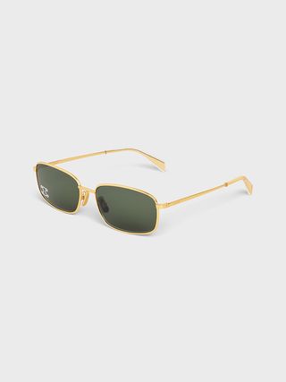 Celine, Triomphe Rhinestone Sunglasses