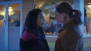 Liv Hewson and Anna Akana in Let it Snow