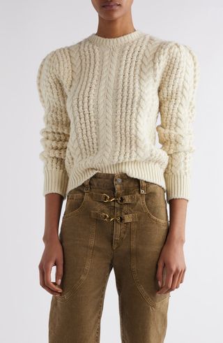 Otilia Wool Cable Stitch Sweater