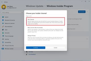 Windows 11 enroll Dev Channel