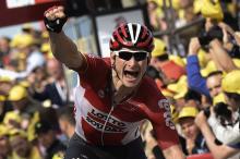 Andre Greipel wins stage 2 of the 2015 Tour de France.
