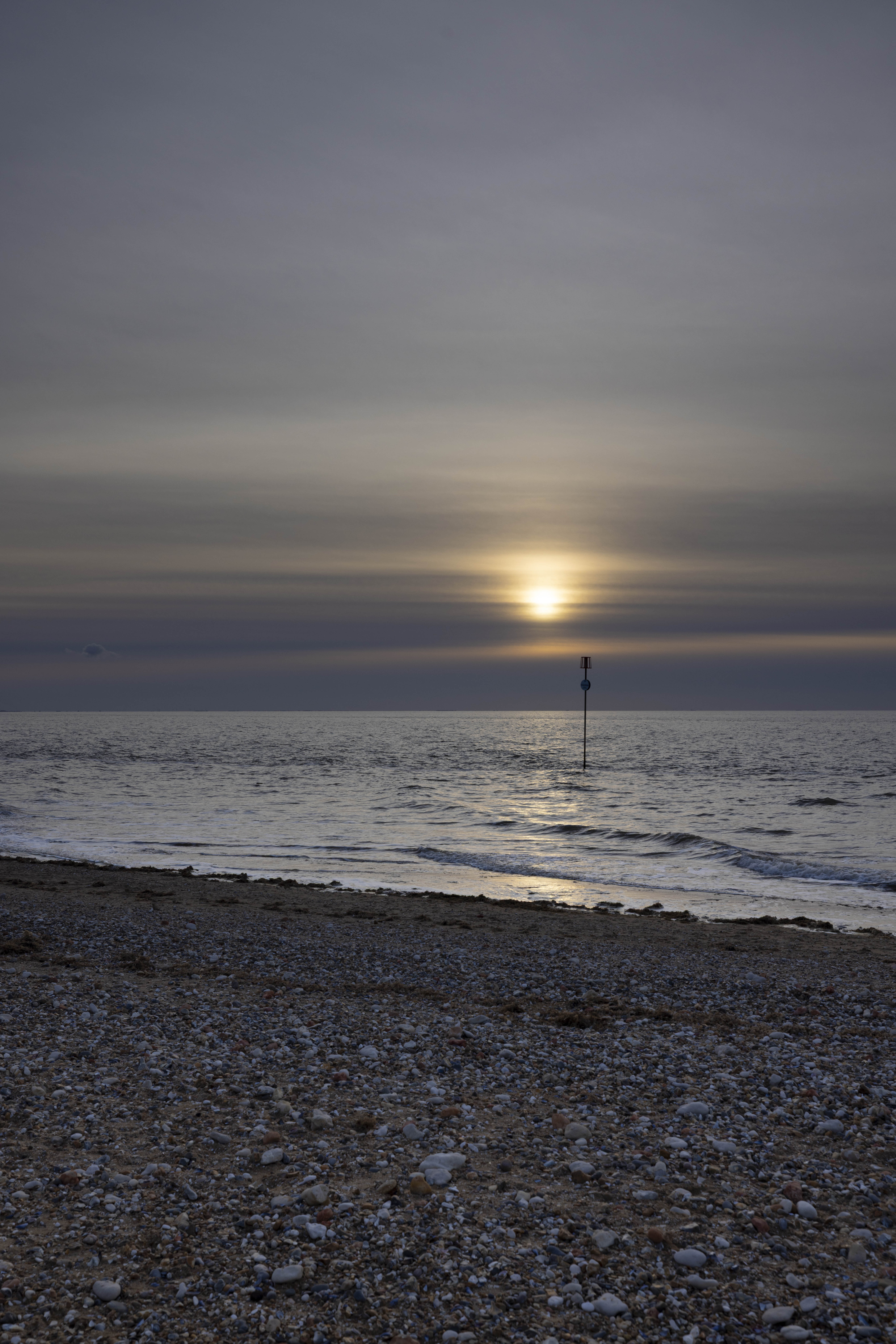 Cokin Nuances Image Quality Test Image of a sunset at a beach