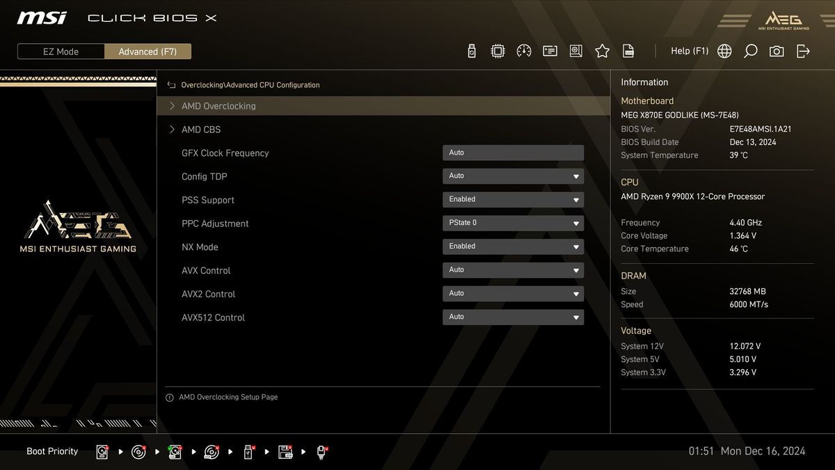MSI X870E Godlike