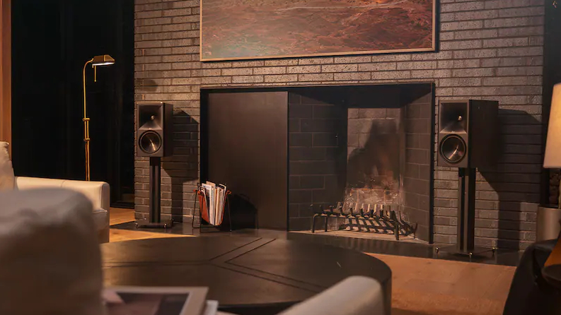Klipsch's The Nines II in a living room.
