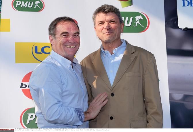 Bernard Hinault and Bernard Thevenet