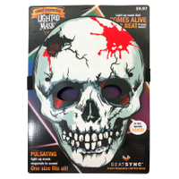 Beatsync sound responsive lighted skull mask | $9.97 $6.99 at Walmart