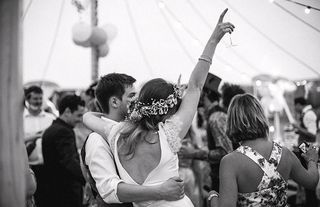 Wedding marquee view