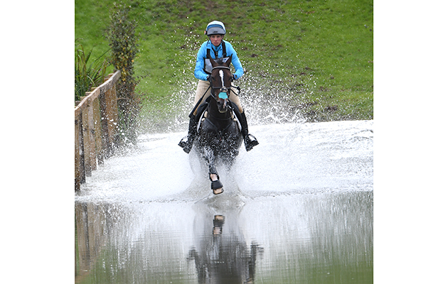 Izzy Taylor (GBR) riding BE TOUCHABLE during the Ssangyong Blenheim Palace International Horse Trials near Oxford in Oxfordshire, UK between 16th September 2017 Making waves: an unstoppable Izzy Taylor clinches the final leg of the Event Rider Masters in style