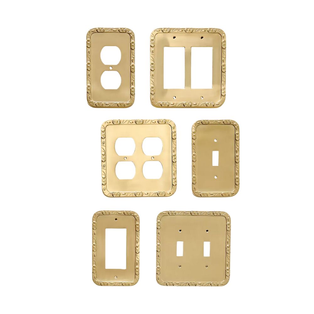 Floral Border Switch Plate