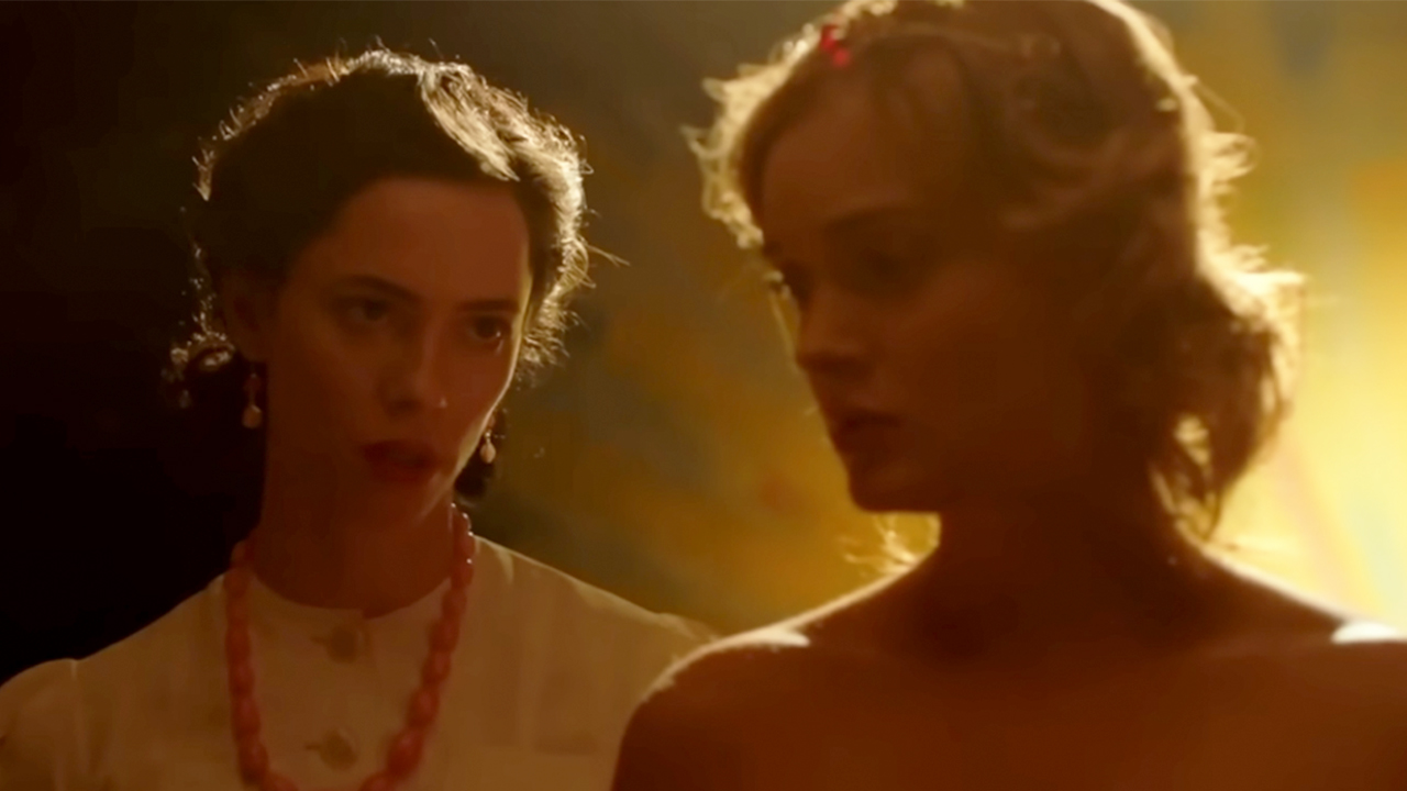 Two women in Professor Marston and the Wonder Women